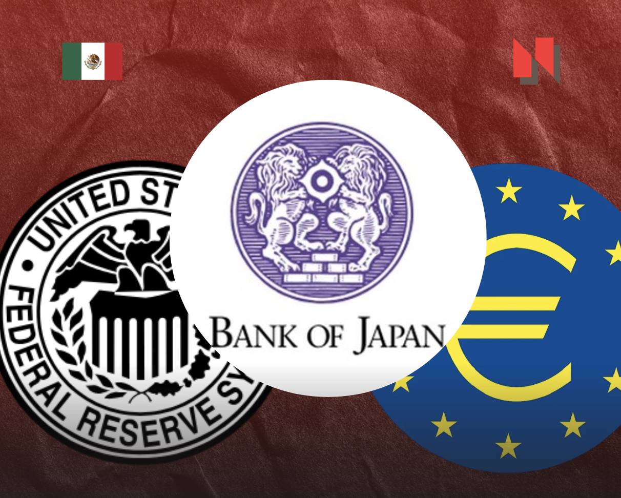 FED, Bank of Japan and BCE